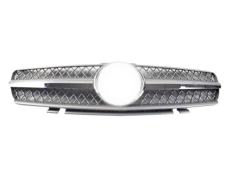 Решітка радіатора Silver SL на Mercedes-Benz SL-Class R230 2001-2006 року