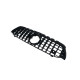 Решітка радіатора Full Black ( з місцем під камеру ) GT на Mercedes-Benz A-Class W177 2018-2022 року