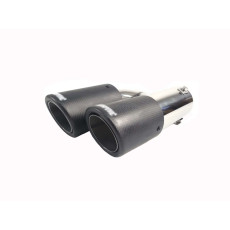 Насадки на вихлоп Carbon ( матовий ) 63mm To 89mm ( подвійна H ) на Akrapovič Akrapovič