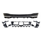 Дифузор ( заднього бампера ) Silver Black / Chrome Pipe ( стиль GLS63 AMG ) на Mercedes-Benz GLS-Class X167 2019-2023 року