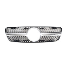 Решітка радіатора Silver Diamond на Mercedes-Benz ML-Class W163 1997-2005 року