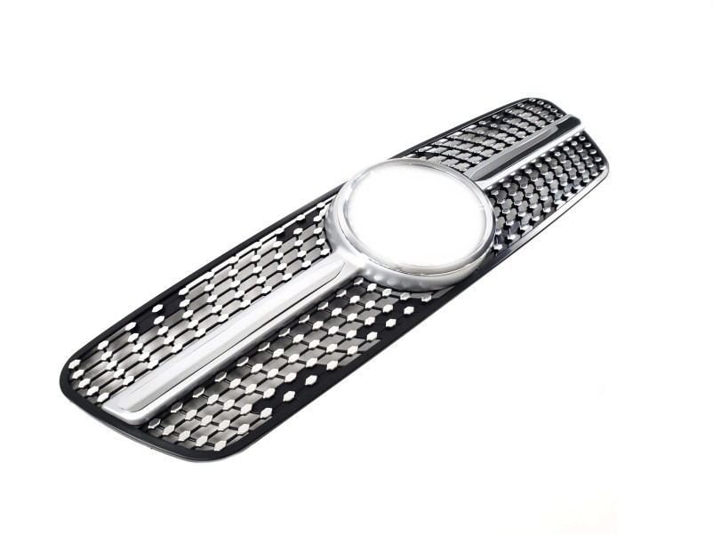 Решітка радіатора Silver Diamond на Mercedes-Benz ML-Class W163 1997-2005 року
