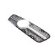 Решітка радіатора Silver Diamond на Mercedes-Benz ML-Class W163 1997-2005 року