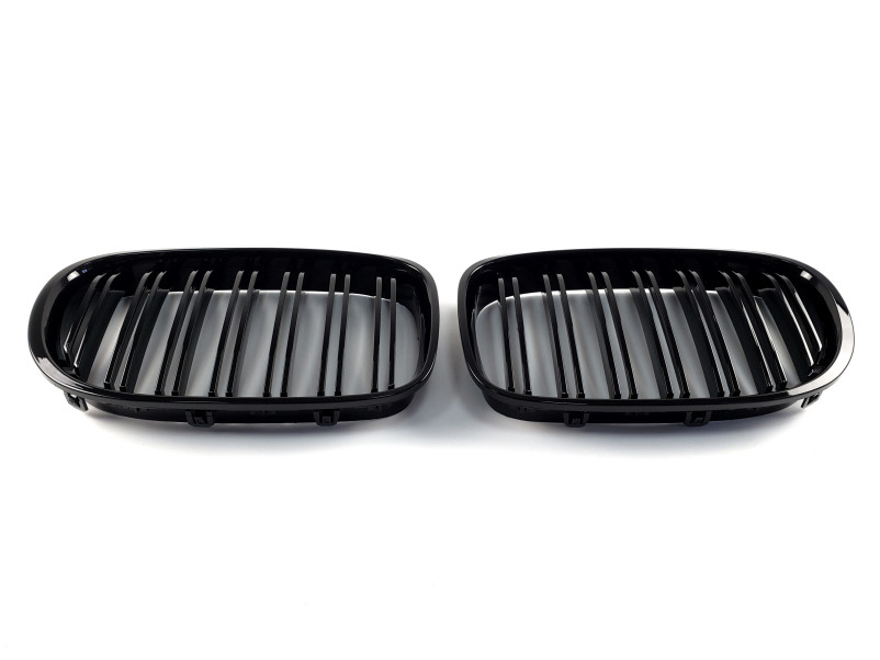 Ніздрі Чорний глянець ( Подвійні M-Look ) на BMW 7 Series F01 / F02 2008-2015 року