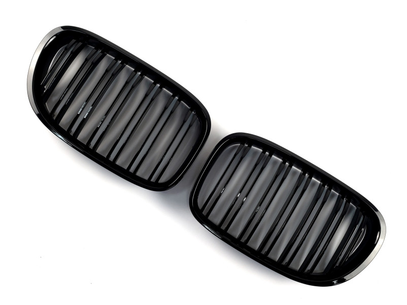 Ніздрі Чорний глянець ( Подвійні M-Look ) на BMW 7 Series F01 / F02 2008-2015 року