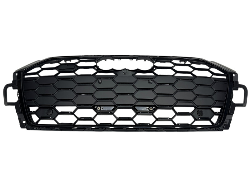 Решітка радіатора Full Black ( Gloss / Matte ) ( в стилі S5 ) на Audi A5 B9 2020-2025 року
