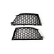 Решітки в бампер Full Black ( RS бампер V2 ) на Audi A4 B8 2007-2011 року