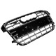 Решітка радіатора Chrome Black ( в стилі S1 ) на Audi A1 8X 2010-2014 року
