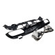 Дифузор ( заднього бампера ) Chrome Black / Chrome Pipe ( стиль C63 S ) Sedan на Mercedes-Benz C-Class W205 2018-2021 року