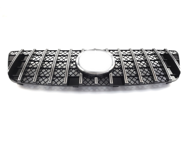Решітка радіатора Chrome Black GT на Mercedes-Benz ML-Class W164 2008-2011 року