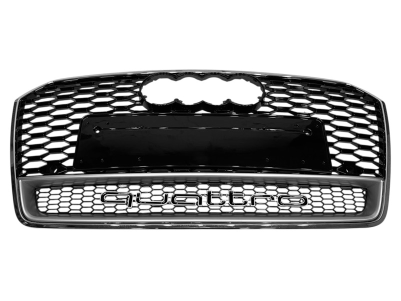 Решітка радіатора Chrome Black ( в стилі RS7 quattro ) на Audi A7 4G 2014-2017 року