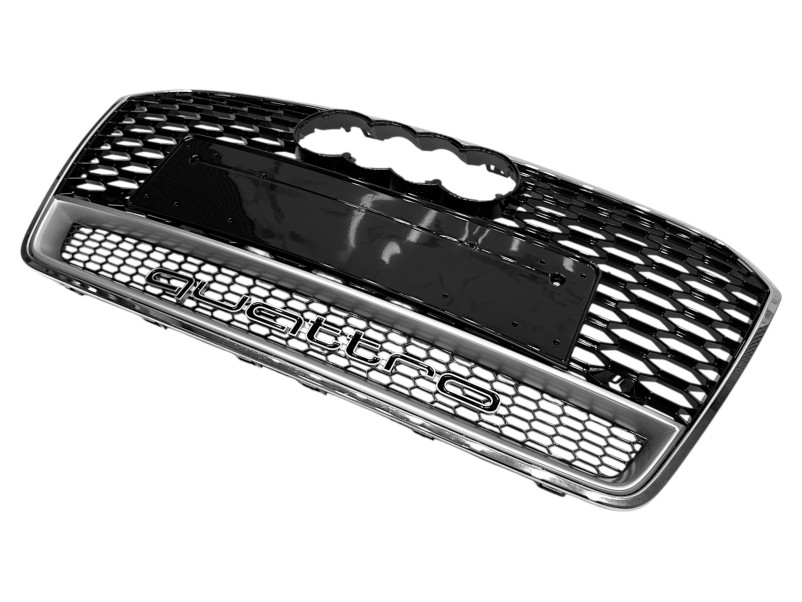 Решітка радіатора Chrome Black ( в стилі RS7 quattro ) на Audi A7 4G 2014-2017 року