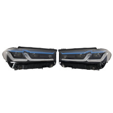 Передні фари  ( в стилі LCI Laser ) V4 на BMW 5 Series G30 / G31 2017-2020 року