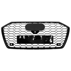 Решітка радіатора Full Black ( в стилі RS6 під камеру без радарів ) на Audi A6 C8 2018-2023 року