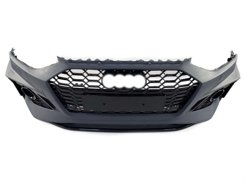 Передній бампер  ( в стилі RS4 ) на Audi A4 B9 2019-2023 року