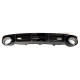 Дифузор ( заднього бампера ) Full Black / Chrome Pipe ( в стилі RS6 ) на Audi A6 C7 2011-2014 року