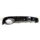 Дифузор ( заднього бампера ) Full Black / Chrome Pipe ( в стилі RS6 ) на Audi A6 C7 2011-2014 року