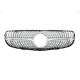 Решітка радіатора  ( з місцем під камеру ) Diamond Silver на Mercedes-Benz GLC-Class X253 2015-2019 року