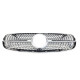 Решітка радіатора  ( з місцем під камеру ) Diamond Silver на Mercedes-Benz GLC-Class X253 2015-2019 року