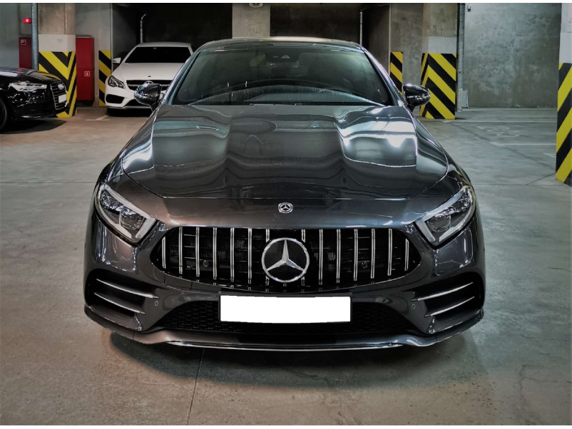 Решітка радіатора Chrome Black GT на Mercedes-Benz CLS-Class C257 2018-2022 року
