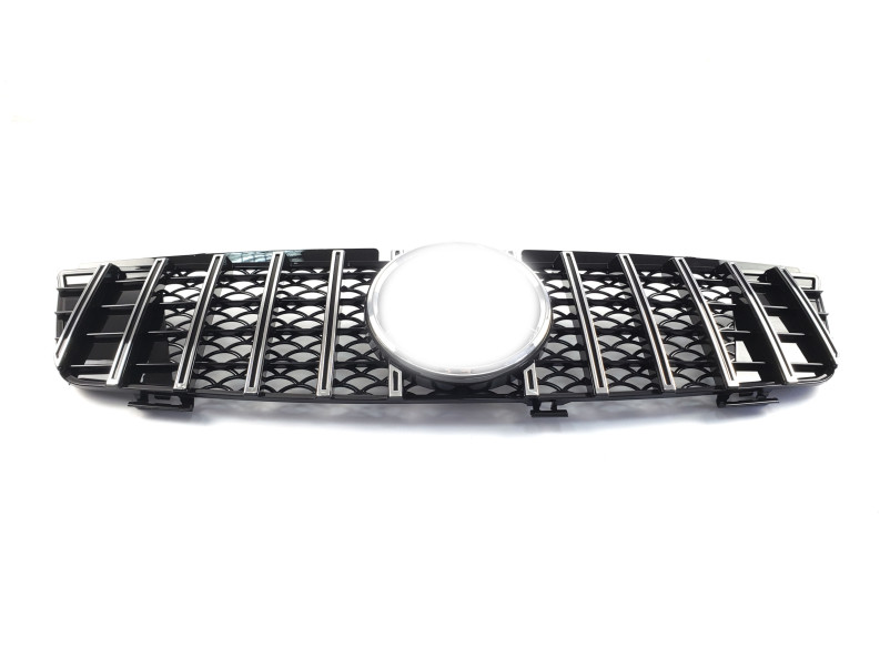Решітка радіатора Chrome Black GT на Mercedes-Benz ML-Class W164 2005-2008 року