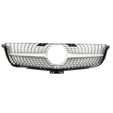 Решітка радіатора Silver Diamond на Mercedes-Benz ML-Class W166 2011-2015 року