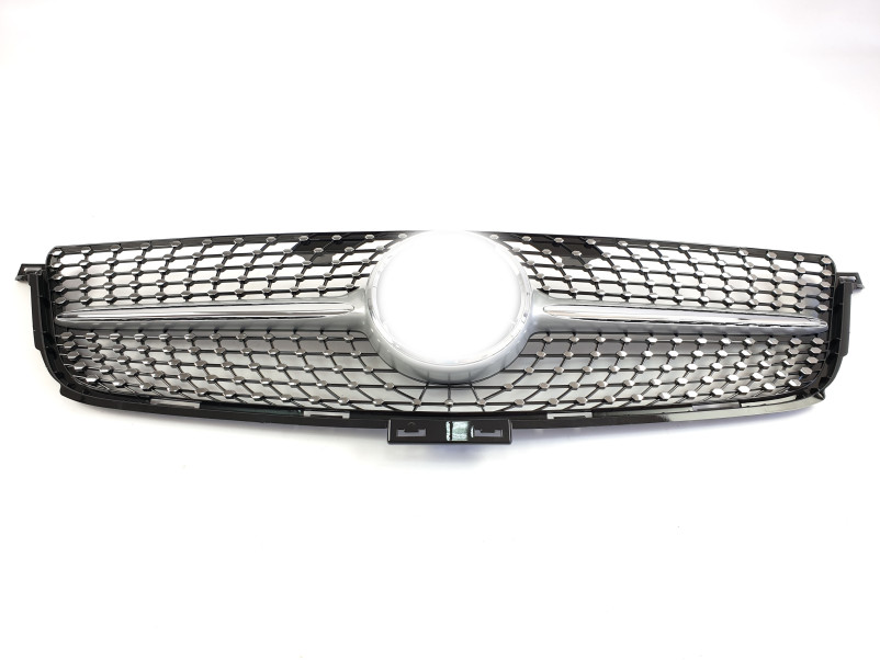 Решітка радіатора Silver Diamond на Mercedes-Benz ML-Class W166 2011-2015 року