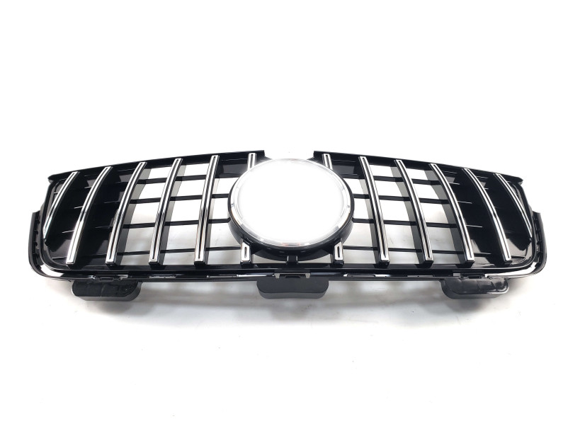 Решітка радіатора Chrome Black 2 Line GT на Mercedes-Benz GL-Class X164 2009-2012 року