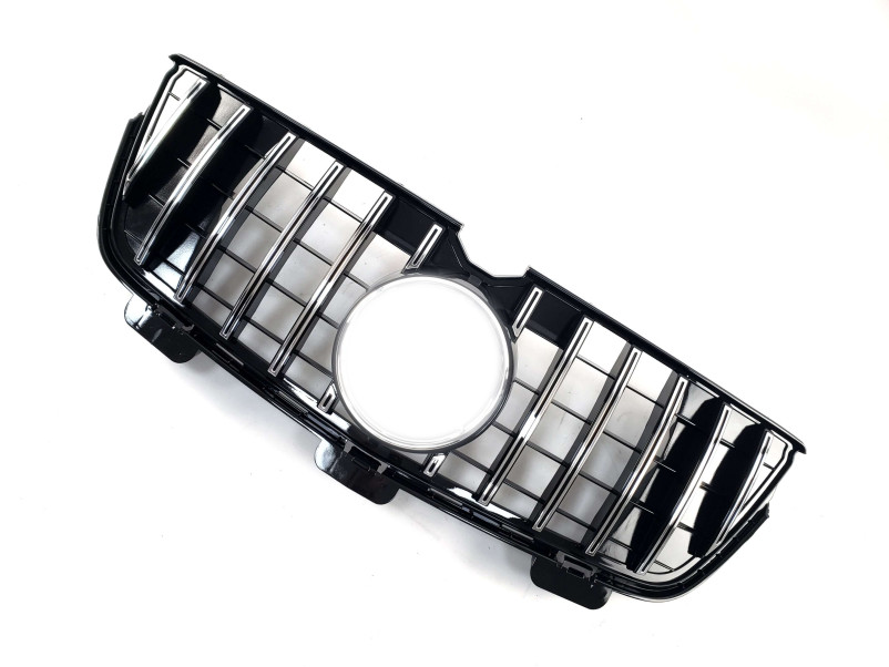 Решітка радіатора Chrome Black 2 Line GT на Mercedes-Benz GL-Class X164 2009-2012 року