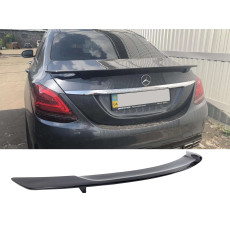 Спойлер Чорний глянець ( седан ) на Mercedes-Benz C-Class W205 2014-2018 року