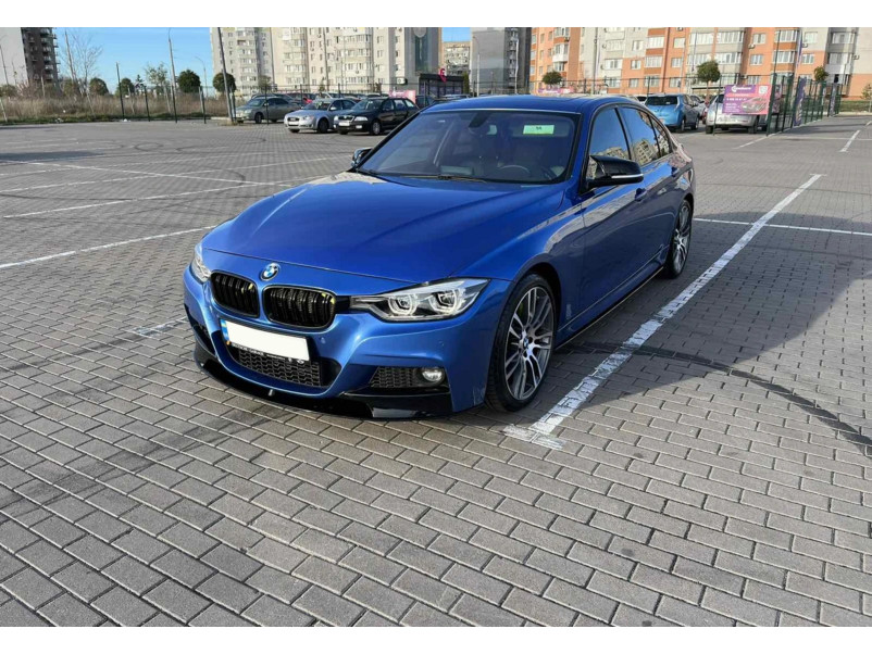 Леза на пороги Чорний глянець ( M-Performance ) на BMW 3 Series F30 / F31 2011-2018 року