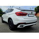 Спойлер Чорний глянець V2 на BMW X6 F16 2014-2018 року