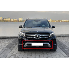 Накладки на бампер  передній на Mercedes-Benz GLS-Class X166 2015-2019 року