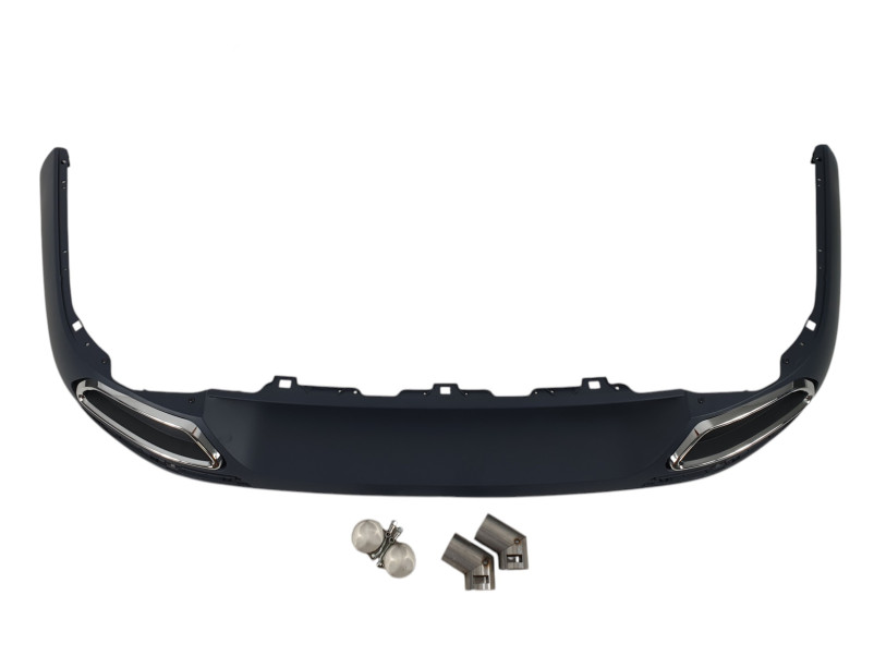 Дифузор ( заднього бампера )  ( стиль R-Line ) на Volkswagen Passat B8 2014-2019 року