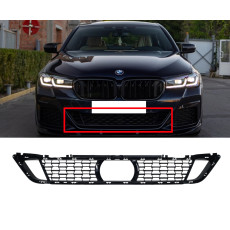 Решітки в бампер  під дистронік ( M-Paket ) на BMW 5 Series G30 / G31 2020-2023 року
