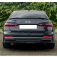 Спойлер Чорний глянець V1 на Audi A6 C8 2018-2023 року