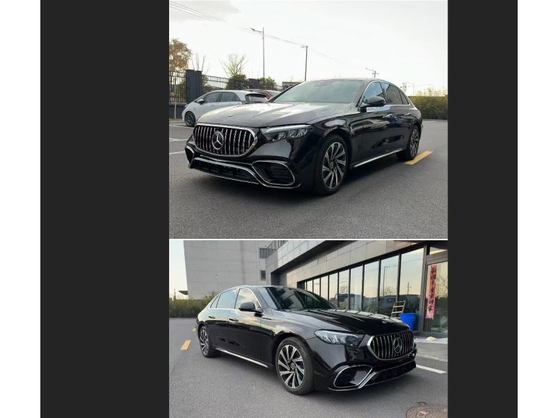 Передній бампер  ( стиль Mercedes W223 S63 AMG ) на Mercedes-Benz E-Class W214 2023-2026 року