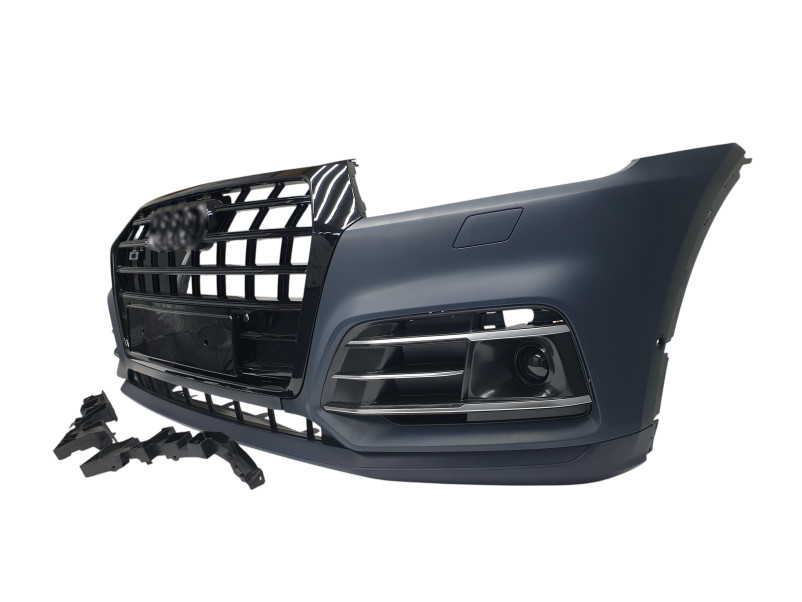 Передній бампер  ( S-Line ) V1 на Audi Q5 80A 2016-2020 року