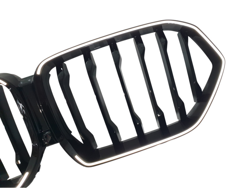 Ніздрі Чорний глянець LED ( Iconic Glow ) 1bar на BMW X6 G06 2023-2026 року
