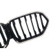 Ніздрі Чорний глянець LED ( Iconic Glow ) 1bar на BMW X6 G06 2023-2026 року