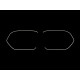 Ніздрі Чорний глянець LED ( Iconic Glow ) 1bar на BMW X6 G06 2023-2026 року