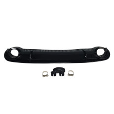 Дифузор ( заднього бампера )  Black / Black Pipe ( в стилі RS4 ) на Audi A4 B8 2007-2011 року
