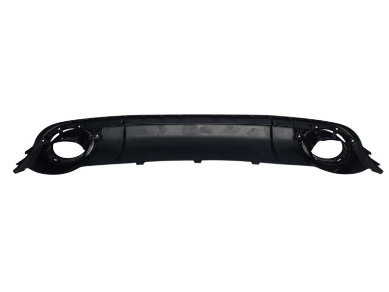 Дифузор ( заднього бампера )  Black / Black Pipe ( в стилі RS4 ) на Audi A4 B8 2007-2011 року
