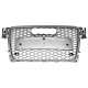 Решітка радіатора Full Silver ( стиль RS4 ) на Audi A4 B8 2007-2011 року