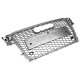 Решітка радіатора Full Silver ( стиль RS4 ) на Audi A4 B8 2007-2011 року
