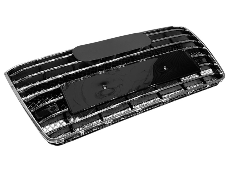 Решітка радіатора Chrome Black ( в стилі W12 ) на Audi A8 D4 2014-2017 року