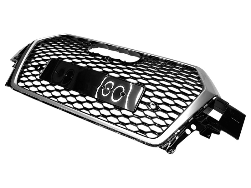 Решітка радіатора Black Silver ( в стилі RSQ7 ) на Audi Q7 4M 2015-2020 року