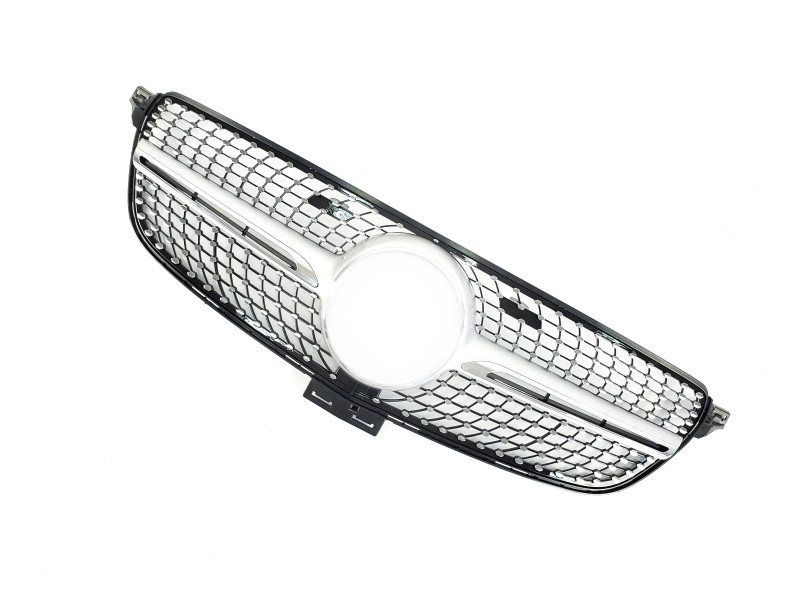 Решітка радіатора Silver Diamond на Mercedes-Benz GLE-Class W166 2015-2018 року