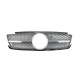 Решітка радіатора Silver SL на Mercedes-Benz C-Class W203 2000-2007 року