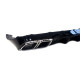 Дифузор ( заднього бампера ) Full Black / Chrome Pipe ( стиль E63 ) Coupe AMG на Mercedes-Benz E-Class W213 2020-2023 року